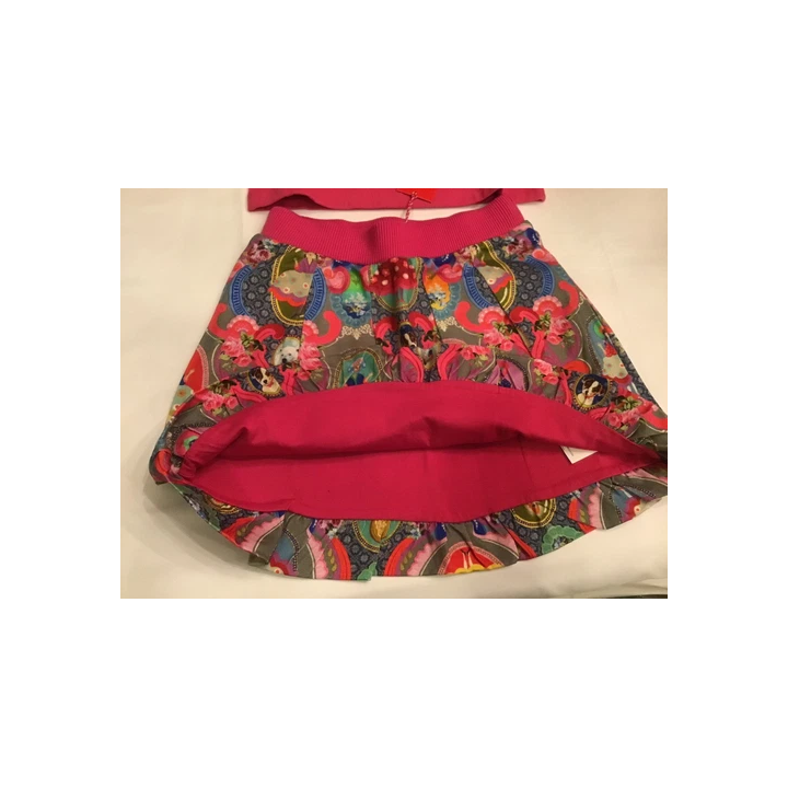 390 NEW Oscar de la Renta Girls Velvet Flare Dress Navy Blue Bow