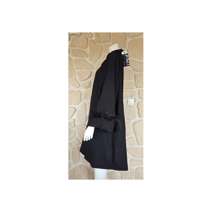 robe cérémonie Cocktail longue buste dentelle et bas en tulle 