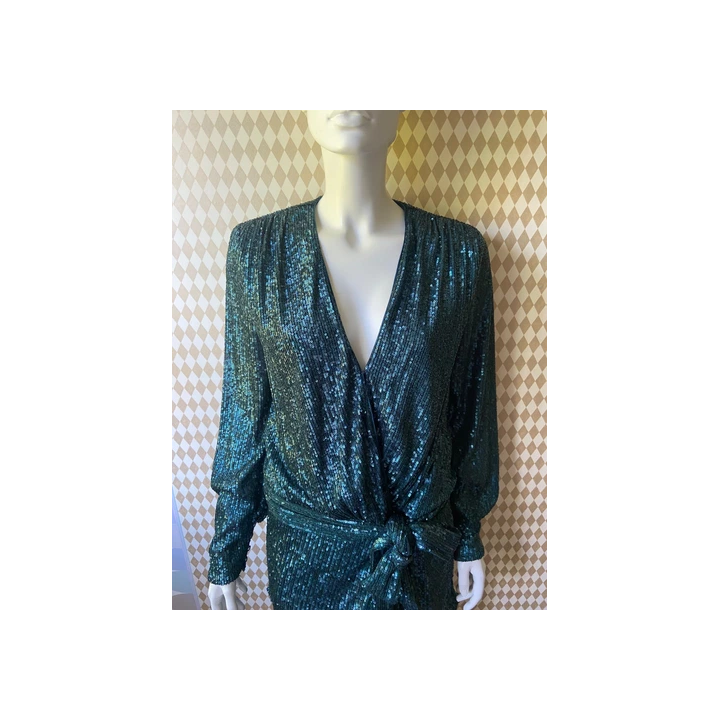 Robe bleue et orange marque Paule Ka tro - SHOP.TKF54.fr