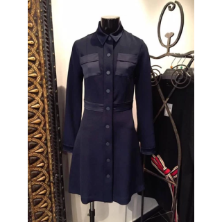 Mini robe avec jarretière Velvetine F344 wetlook - NOIR HANDMAD