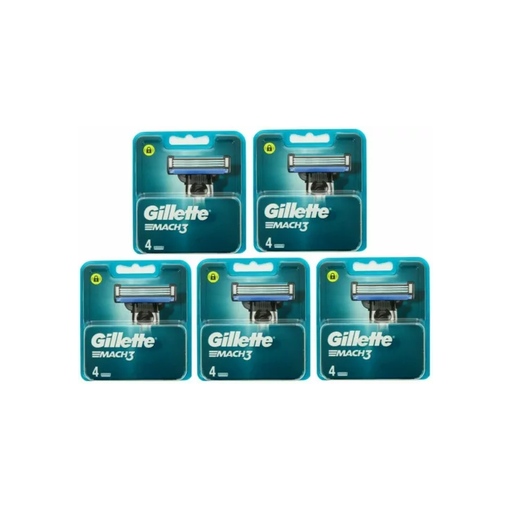 Lot Lames GILLETTE PROGLIDE Fusion 5 Recharge de Rasoir Pack Gil