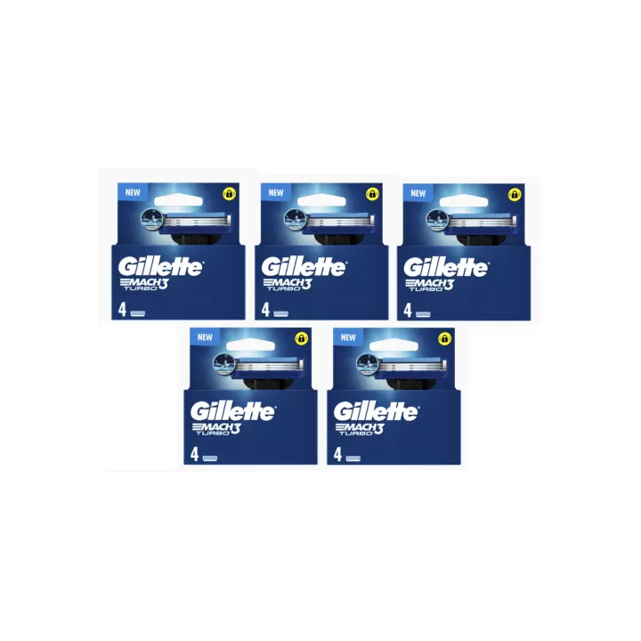 Pack Lames GILLETTE Fusion 5 Recharge de Rasoir Pack Rechange Gi
