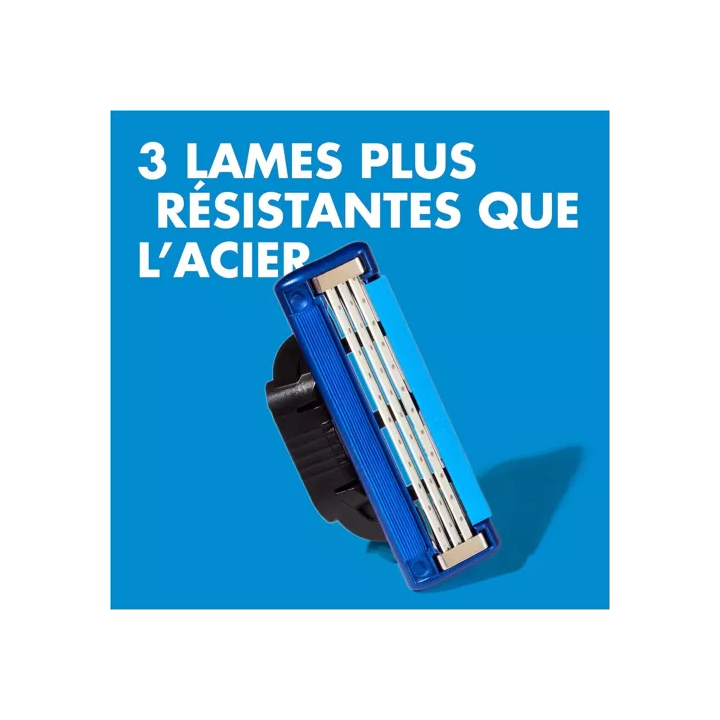 Pack Lames GILLETTE Fusion 5 Recharge de Rasoir Pack Rechange Gi