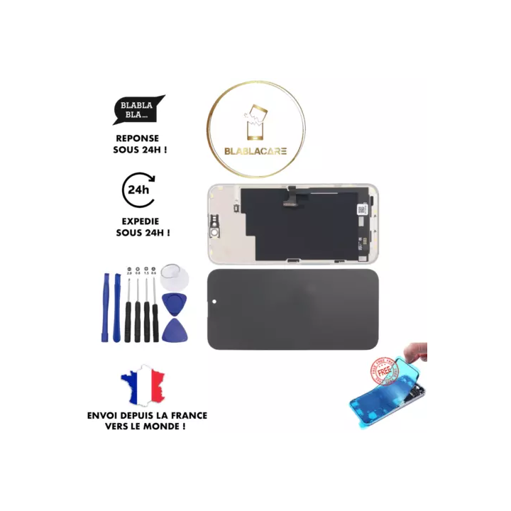 Ecran Pour SAMSUNG Galaxy S9 G960 Châssis Vitre Tactile - Noir 