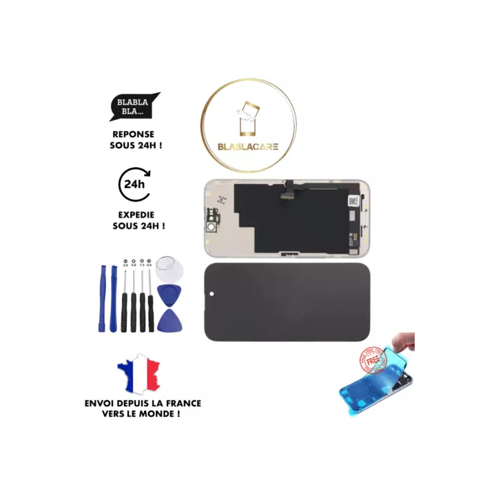 Ecran Pour SAMSUNG Galaxy S9 G960 Châssis Vitre Tactile - Noir 