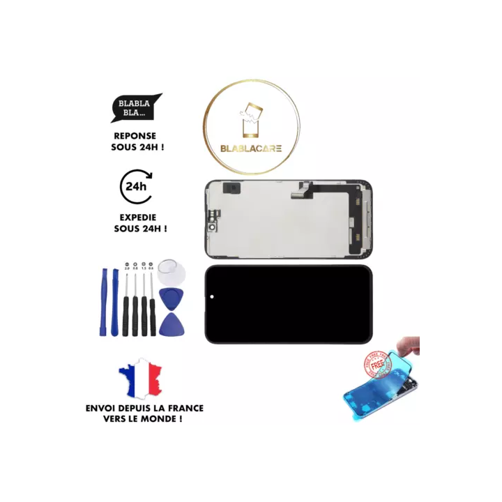 Ecran Pour SAMSUNG Galaxy S9 G960 Châssis Vitre Tactile - Noir 