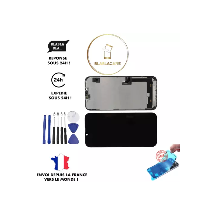 Ecran Pour SAMSUNG Galaxy S9 G960 Châssis Vitre Tactile - Noir 