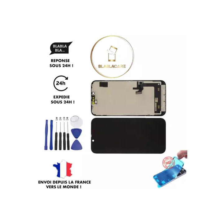 Ecran Pour SAMSUNG Galaxy S9 G960 Châssis Vitre Tactile - Noir 