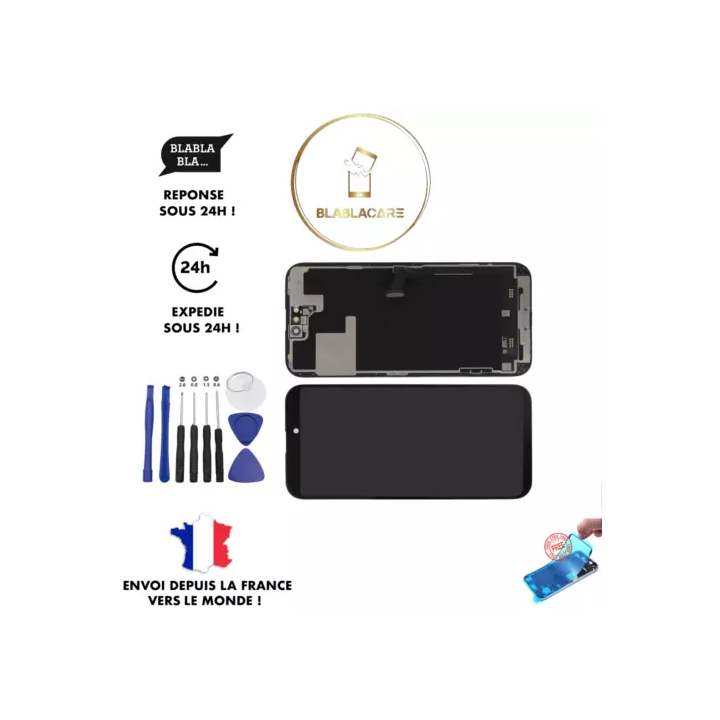 Ecran Pour SAMSUNG Galaxy S9 G960 Châssis Vitre Tactile - Noir 