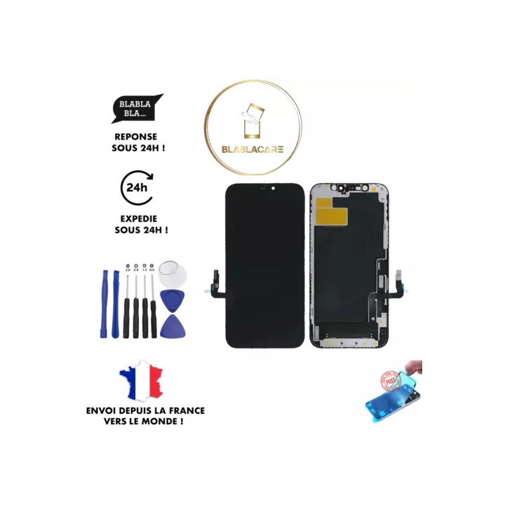 Ecran Pour SAMSUNG Galaxy S9 G960 Châssis Vitre Tactile - Noir 