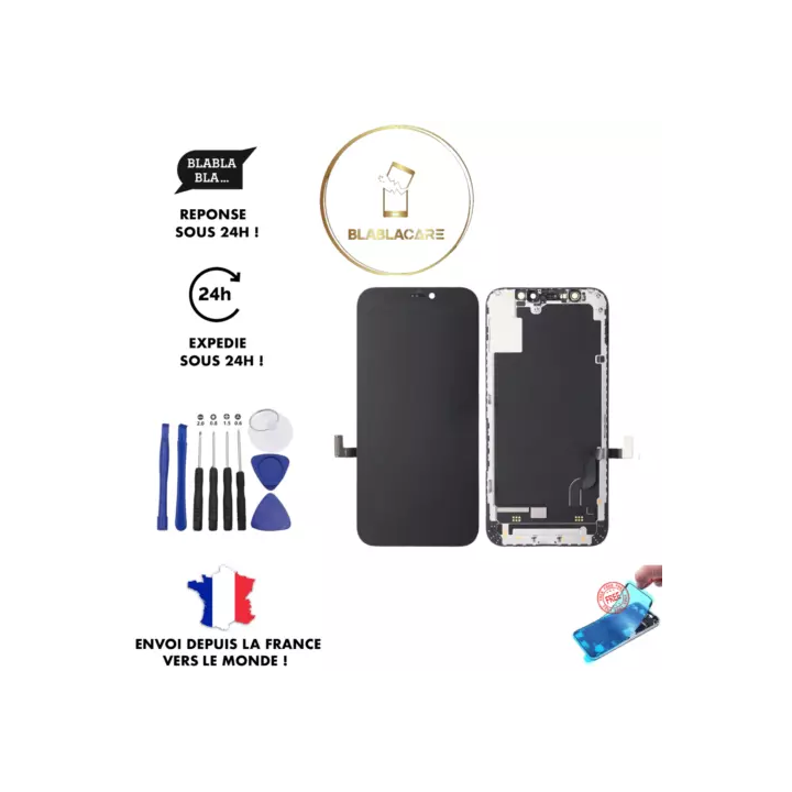 Ecran Pour SAMSUNG Galaxy S9 G960 Châssis Vitre Tactile - Noir 