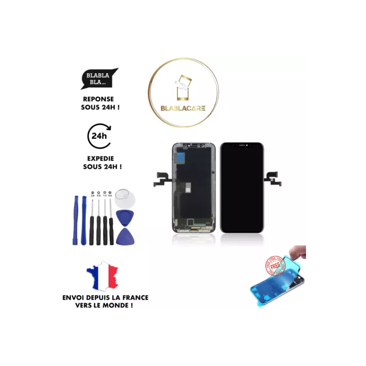 Ecran Pour SAMSUNG Galaxy S9 G960 Châssis Vitre Tactile - Noir 