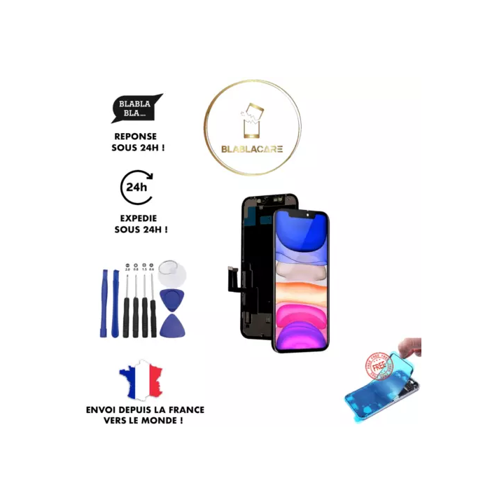 Ecran Pour SAMSUNG Galaxy S9 G960 Châssis Vitre Tactile - Noir 