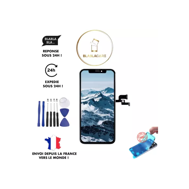 Ecran Pour SAMSUNG Galaxy S9 G960 Châssis Vitre Tactile - Noir 