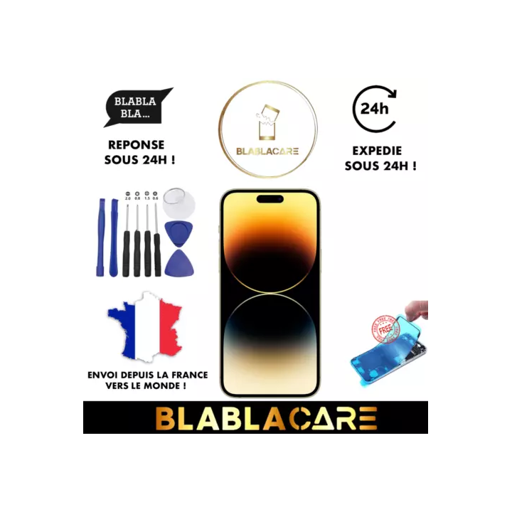 ECRAN LCD VITRE SUR CHASSIS COMPATIBLE IPHONE 7 8 X XR 11 12 13 