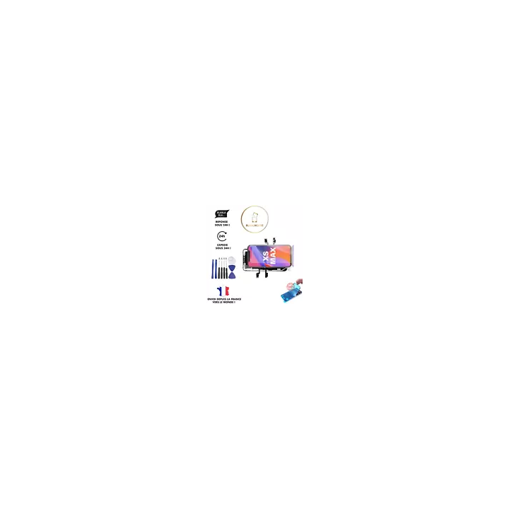 ECRAN LCD VITRE SUR CHASSIS COMPATIBLE IPHONE 7 8 X XR 11 12 13 