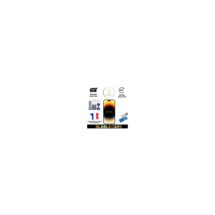 ECRAN LCD VITRE SUR CHASSIS COMPATIBLE IPHONE 7 8 X XR 11 12 13 