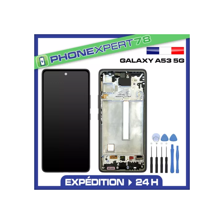 ECRAN COMPATIBLE VITRE SUR CHASSIS POUR SAMSUNG GALAXY S20 PLUS 