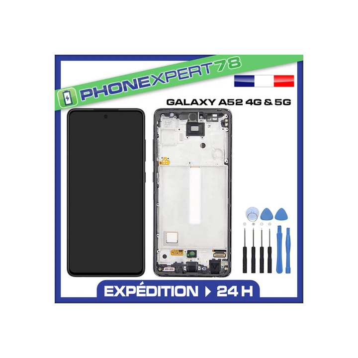 ECRAN COMPATIBLE VITRE SUR CHASSIS POUR SAMSUNG GALAXY S20 PLUS 