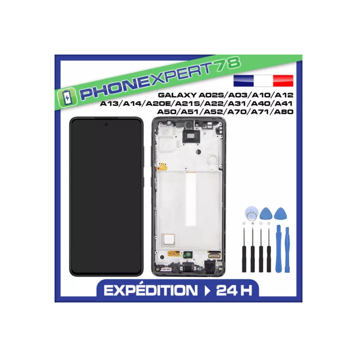 ECRAN COMPATIBLE VITRE SUR CHASSIS POUR SAMSUNG GALAXY S20 PLUS 