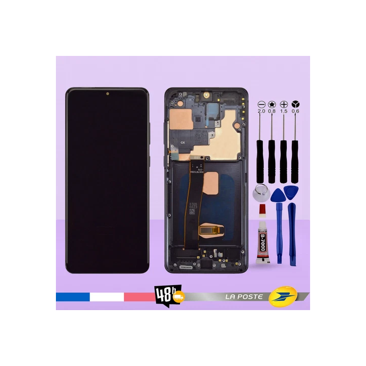Ecran Pour SAMSUNG Galaxy S10 S10 Plus G975 Châssis Vitre Tacti