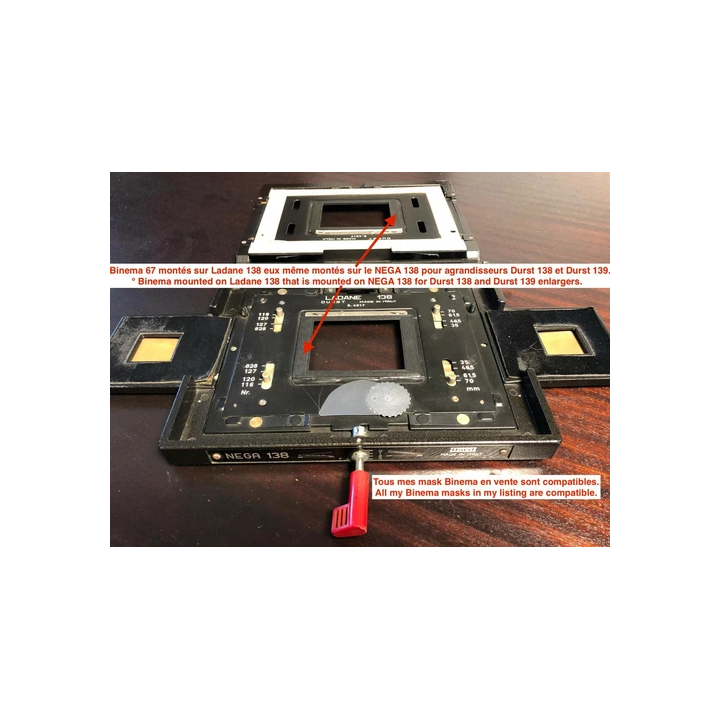 Passe-vues Omega Negative Carrier for OMEGA D5500 4x5 enlarger -
