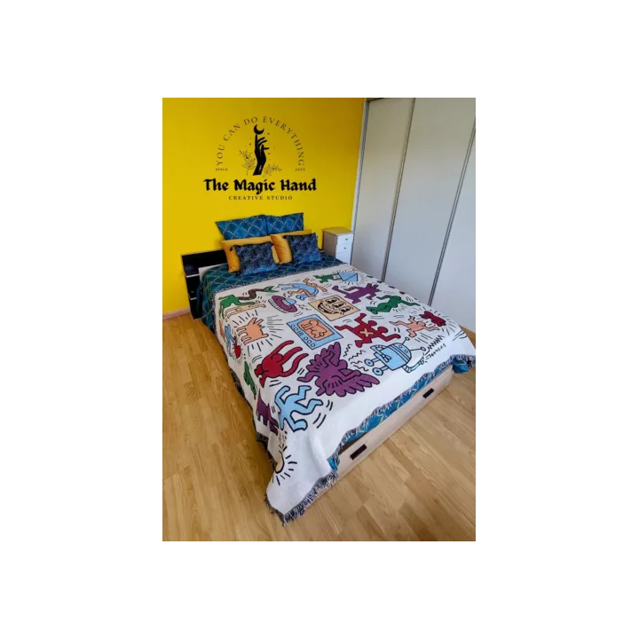 Porte-Manteau En Fer Forgé Sur Pied 6 Places Avec Bouton Sphér