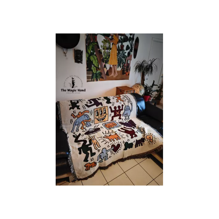 Porte-Manteau En Fer Forgé Sur Pied 6 Places Avec Bouton Sphér