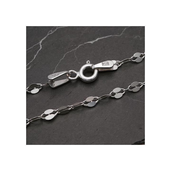 Chaîne argent 925 massif maille gourmette bijou pour homme tail
