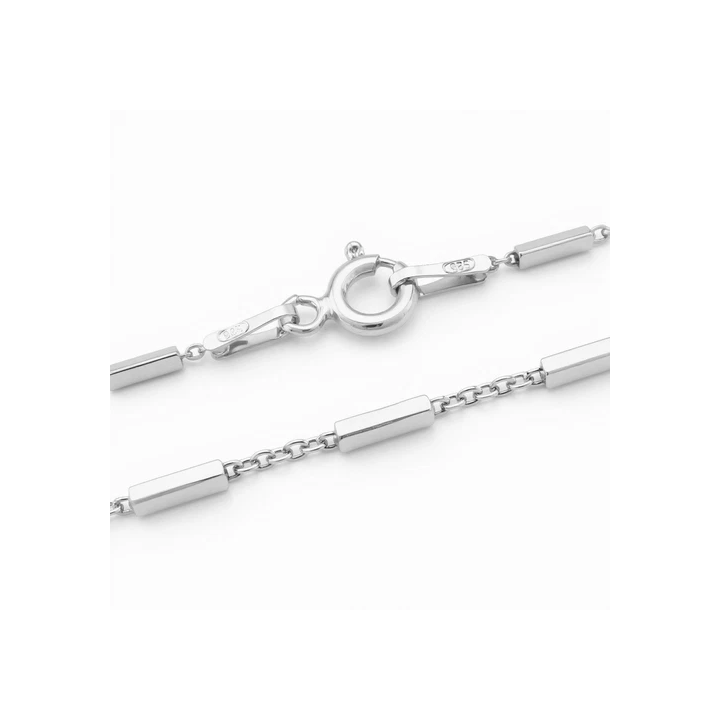 Chaîne argent 925 massif maille gourmette bijou pour homme tail