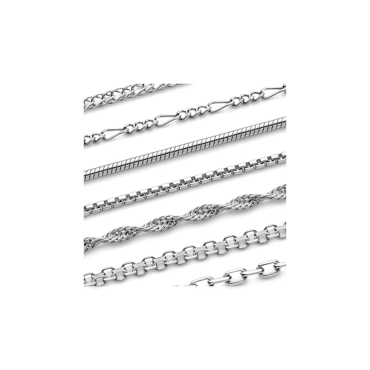 Chaîne argent 925 massif maille gourmette bijou pour homme tail