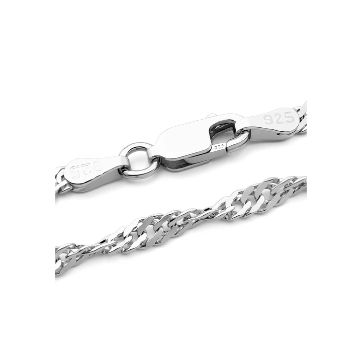 Bracelet Maille anglaise 18CM Plaqué Or 18 Carats 7501000 Bijou