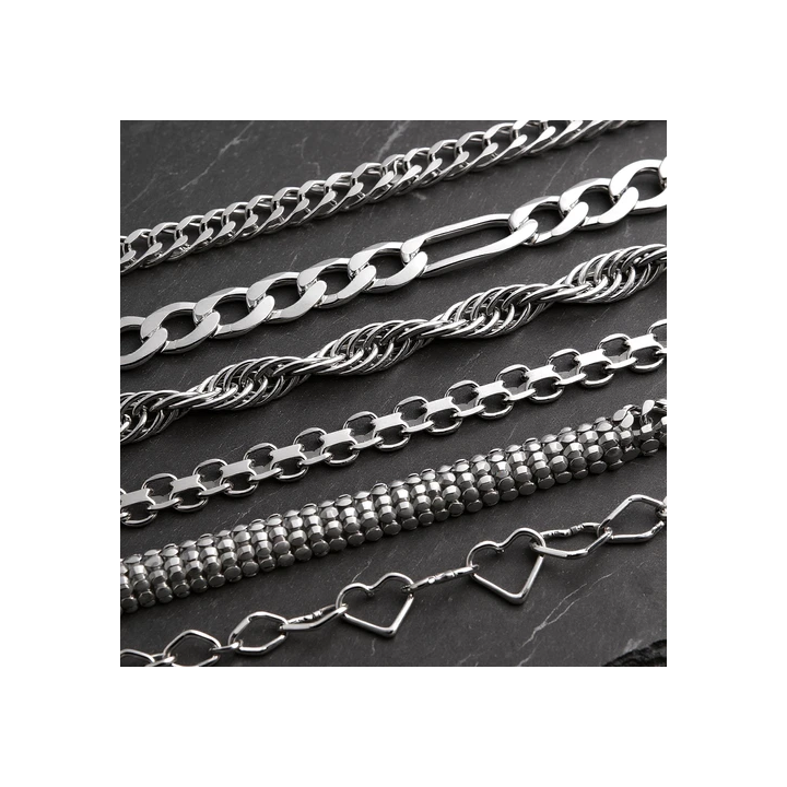Bracelet Maille anglaise 18CM Plaqué Or 18 Carats 7501000 Bijou