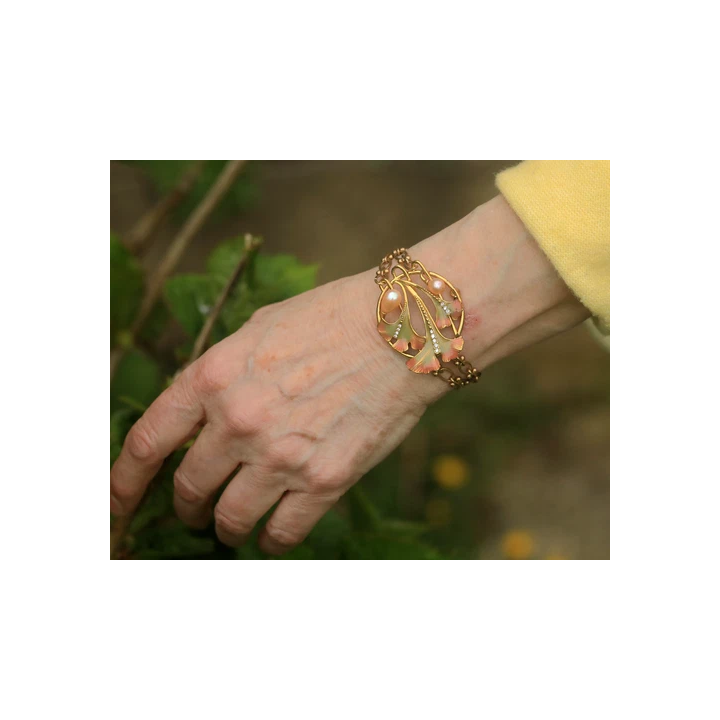 Original années1970 vintage Tropic Swiss 18mm bracelet montre B