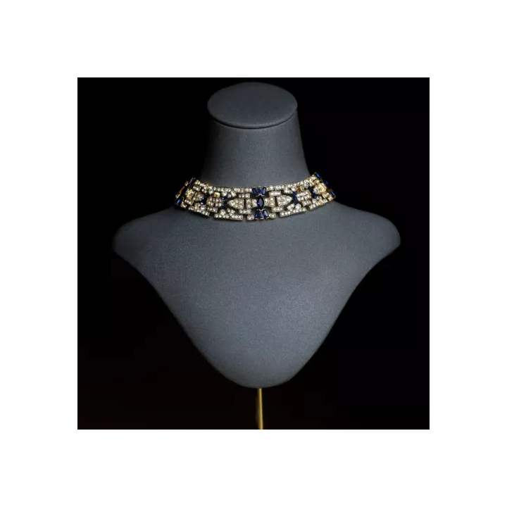 Chaîne Maille Figaro 50cm X 47MM En Plaqué Or 18 carats NEUF B