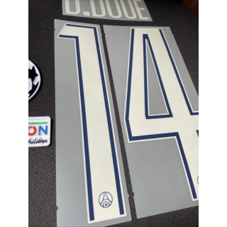 NOUVELLE ANNONCEKit Patch flocage HAKIMI 2 PSG domicile 25-26  P