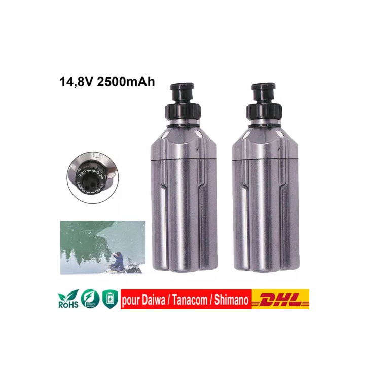 2X Daiwa Tanacom 1000 750 Moulinet Électrique Batterie BM2300 2