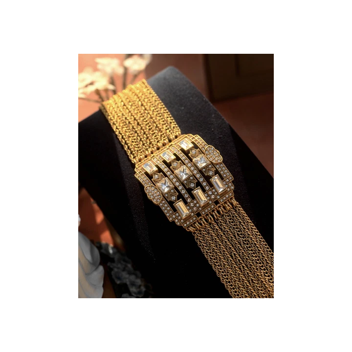 Collier Sautoir Long Perle Blanc Trois Rang Retro Argenté Class