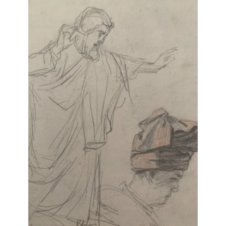 NOUVELLE ANNONCEMax Albert DECROUEZ 1878-1943 INEDIT DESSIN NU M