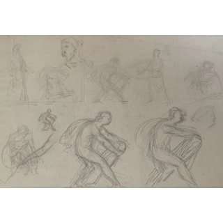 NOUVELLE ANNONCEMax Albert DECROUEZ 1878-1943 INEDIT DESSIN HOMM