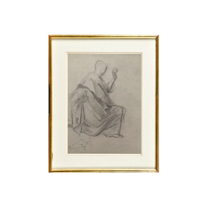 NOUVELLE ANNONCEMax Albert DECROUEZ 1878-1943 INEDIT DESSIN SCEN