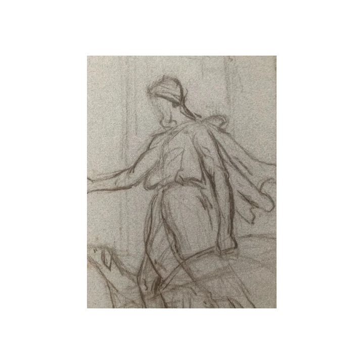 NOUVELLE ANNONCEMax Albert DECROUEZ 1878-1943 INEDIT DESSIN SCEN