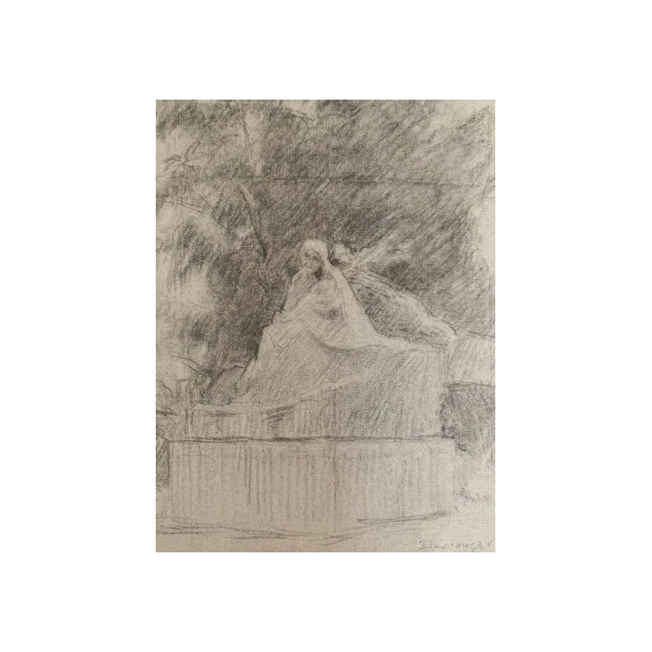 NOUVELLE ANNONCEMax Albert DECROUEZ 1878-1943 INEDIT DESSIN SCEN