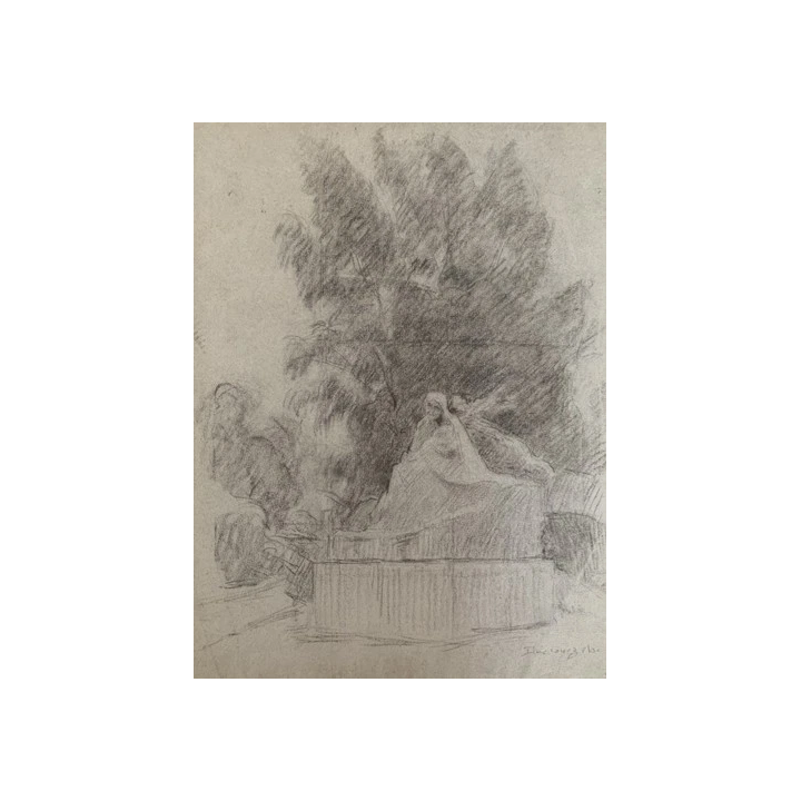 NOUVELLE ANNONCEMax Albert DECROUEZ 1878-1943 INEDIT DESSIN SCEN