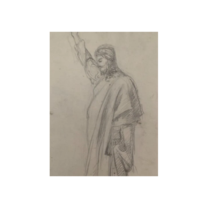 NOUVELLE ANNONCEMax Albert DECROUEZ 1878-1943 INEDIT DESSIN SCEN