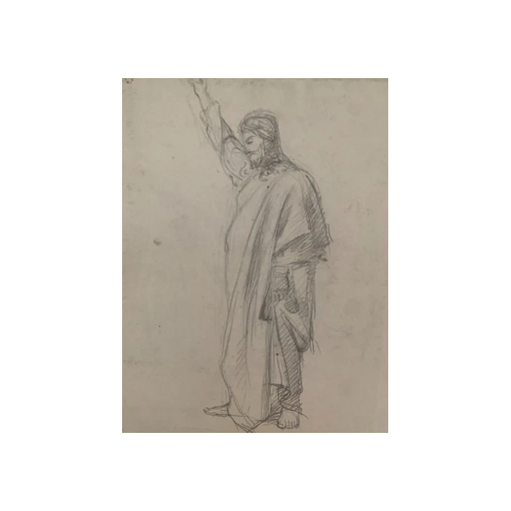 NOUVELLE ANNONCEMax Albert DECROUEZ 1878-1943 INEDIT DESSIN SCEN