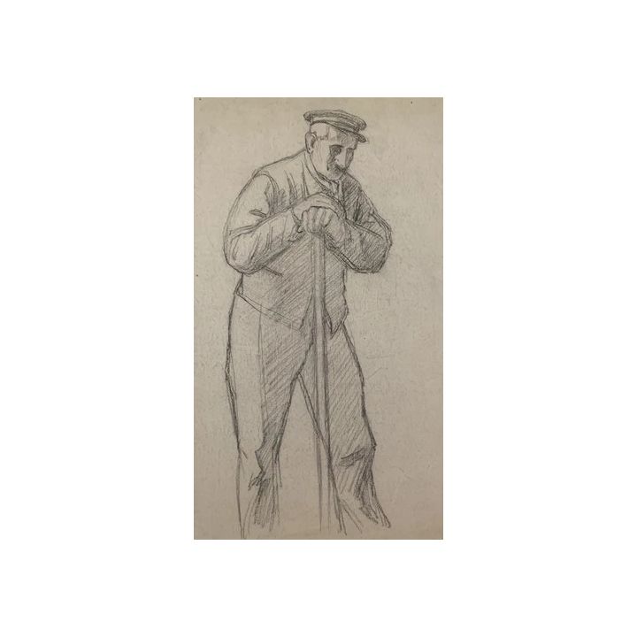 NOUVELLE ANNONCEMax Albert DECROUEZ 1878-1943 INEDIT DESSIN SCEN