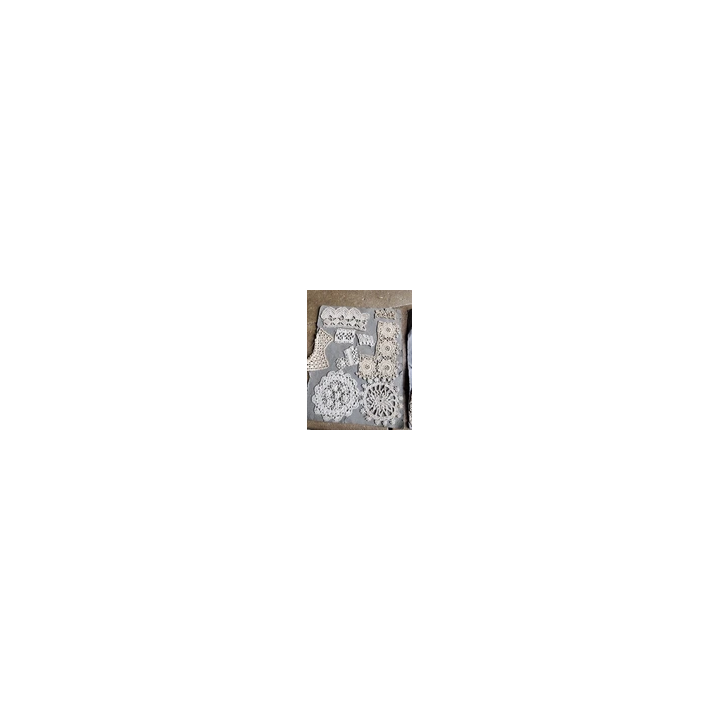 Petite Table Guéridon Années 50 Fer Forgé Opaline Noire - SHO