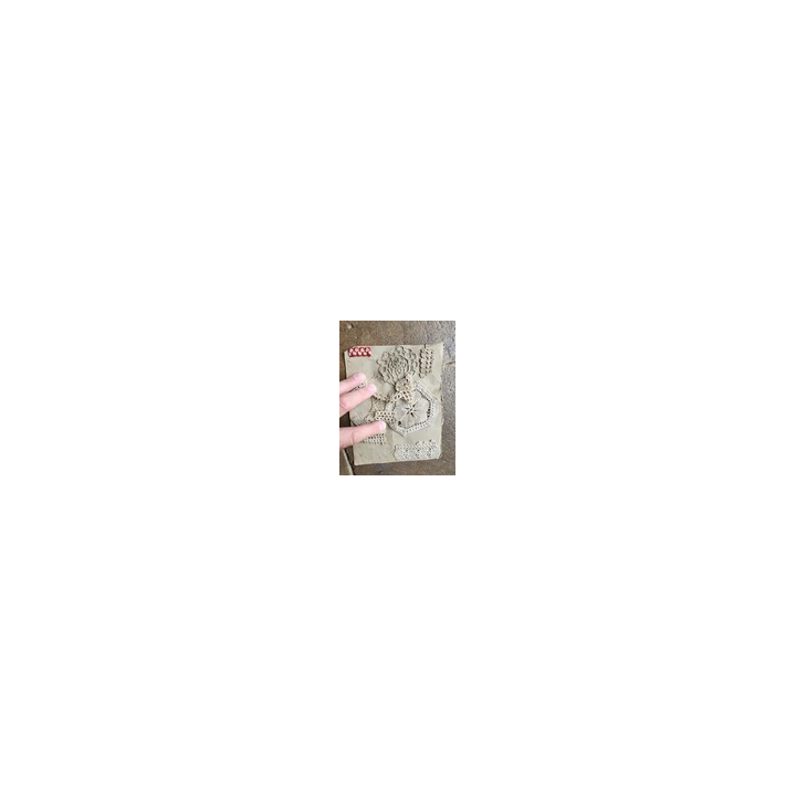 Petite Table Guéridon Années 50 Fer Forgé Opaline Noire - SHO