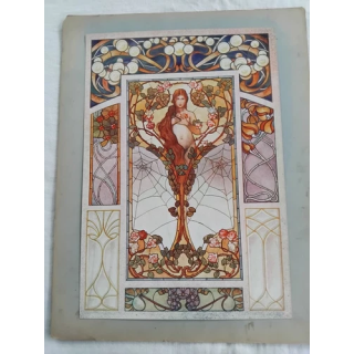 Myriam STROKEN - Tahiti - 2000 - Lithographie originale - SHOP.T